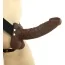 Порожній страпон Fetish Fantasy Series 7 Hollow Strap-On with Balls, коричневий - Фото №3