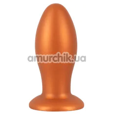 Анальна пробка Anos Giant Soft Butt Plug, помаранчева - Фото №1