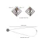 Зажимы для сосков Lockink Adjustable Metal Nipple Clamps with Heavy Pendant, серые - Фото №8