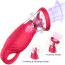Симулятор орального сексу для жінок з вібрацією Sweet Play Licking Tongue Suction Vibrator A18, червоний - Фото №7