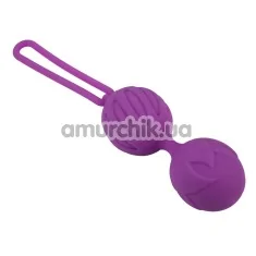 Вагінальні кульки Adrien Lastic Geisha Lastic Balls S, фіолетові - Фото №1