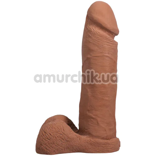 Фаллоимитатор Doc Johnson The Realistic Cock With Balls 8, светло-коричневый