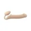 Безремневой страпон Strap-On-Me Silicone Bendable Strap-On XL, телесный - Фото №1