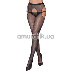 Колготки Cottelli Legwear Sexstrumpfhose Suspender Tights 2530295, черные - Фото №1