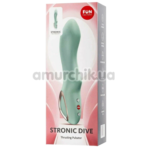 Пульсатор Fun Factory Stronic Dive, серо-зеленый
