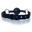Кляп Boss Series Fetish Knebel-Ball Gag з великими кільцями, чорний - Фото №3