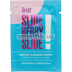 Оральний лубрикант Intt Slide Berry Slide Blackberry - ожина, 2 мл - Фото №1