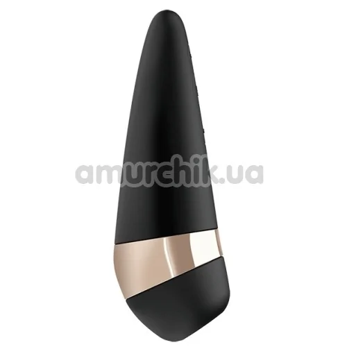 Симулятор орального секса для женщин с вибрацией Satisfyer Pro 3 +, чёрный