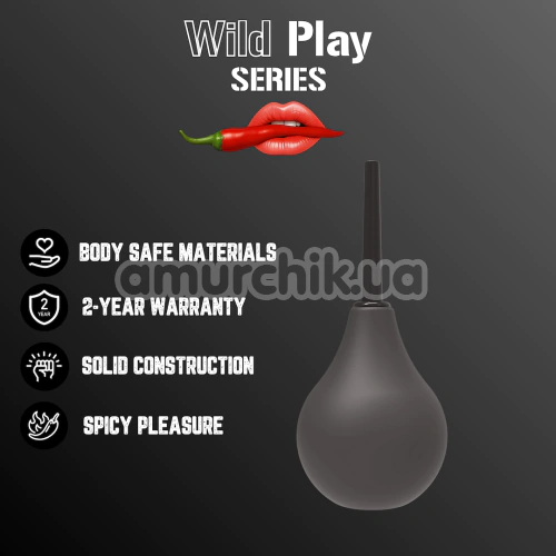 Интимный душ Wild Play Anal Douche C5, черный