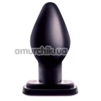 Анальная пробка Anal Adventures XL Plug, черная - Фото №1