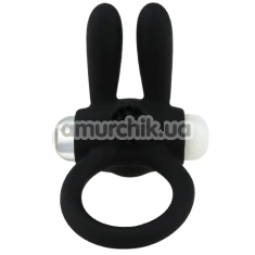 Віброкільце для члена Passion Labs Vibrating Bunny, чорне - Фото №1