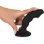 Анальная пробка с вибрацией Black Velvets Rechargeable Plug, черная - Фото №3