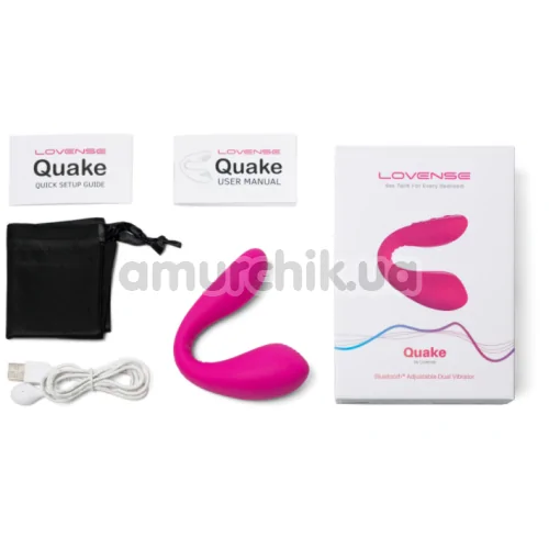 Вібратор Lovense Dolce (Quake), рожевий