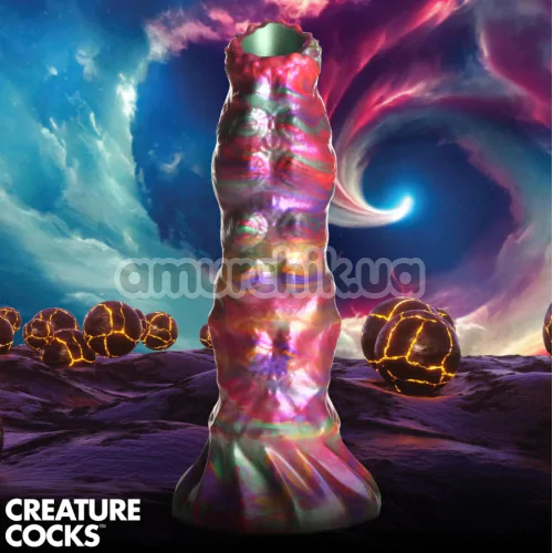 Фаллоимитатор Creature Cocks Larva, разноцветный