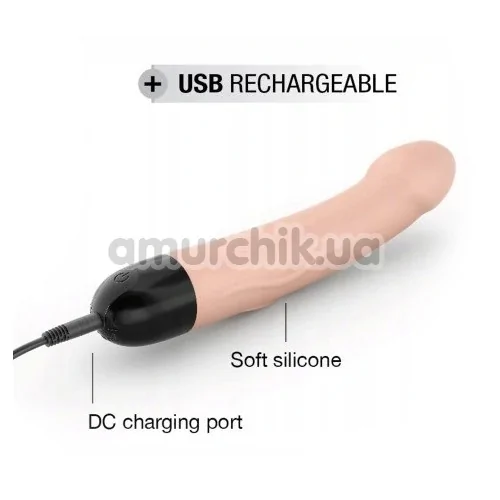 Вибратор для точки G Dorcel Real Vibration 2.0 М, телесный