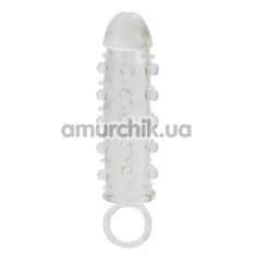 Насадка на пенис Stud Extender, прозрачная - Фото №1