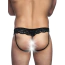 Трусы мужские Star Night Lace & Leather Men's Briefs, черные - Фото №3