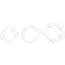 Набор эрекционных колец для члена Trinity Vibes Clear Performance Erection Rings, прозрачный - Фото №2