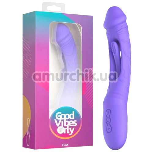 Вибратор Good Vibes Only Flax, фиолетовый