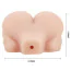 Штучна вагіна та анус з вібрацією Soft And Smooth Pussy & Ass Hole, тілесна - Фото №5