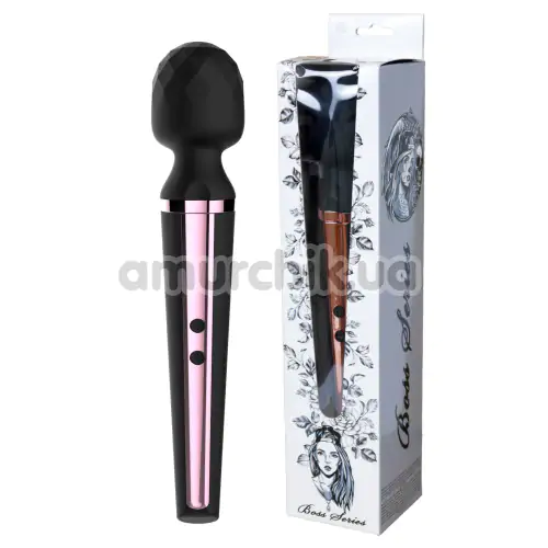 Универсальный вибромассажер Boss Series Wand Genius 10 Function, черный