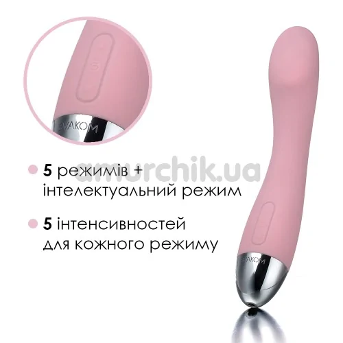 Вибратор для точки G Svakom Amy, светло-розовый