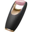 Роликовий масажер для обличчя Geske Rose Quartz Roller 5 in 1, чорно-золотий - Фото №2