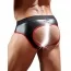 Труси чоловічі з відкритими сідницями Svenjoyment Underwear Jock 2120216, чорно-червоні - Фото №3