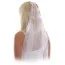 Фата з пенісами Bachelorette Party Favors Pecker Veil, біла - Фото №1