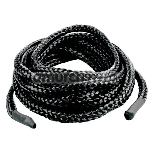 Веревка Japanese Silk Love Rope 5 м, черная - Фото №1