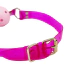 Кляп DS Fetish Neon Ball Gag, малиново-рожевий - Фото №2