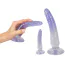 Набор анальных фаллоимитаторов Crystal Clear Anal Training Set, прозрачный - Фото №7