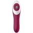 Симулятор орального сексу для жінок з вібрацією Satisfyer Dual Crush, бордовий - Фото №2