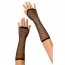 Рукавички Long Fishnet Gloves, чорні