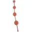 Анальные бусы New Jelly Thai Beads розовые - Фото №1