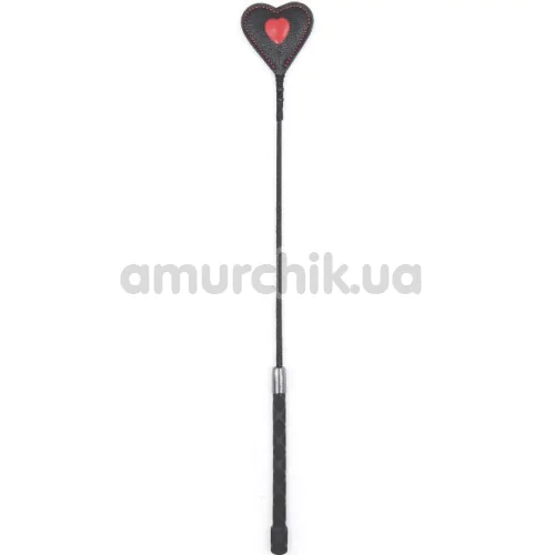 Стек в виде сердечка Heart Whip, черный - Фото №1