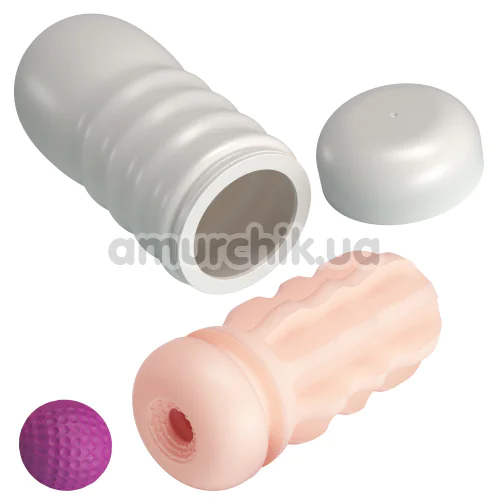 Мастурбатор Pretty Love Vacuum Cup Masturbator Flora, тілесний