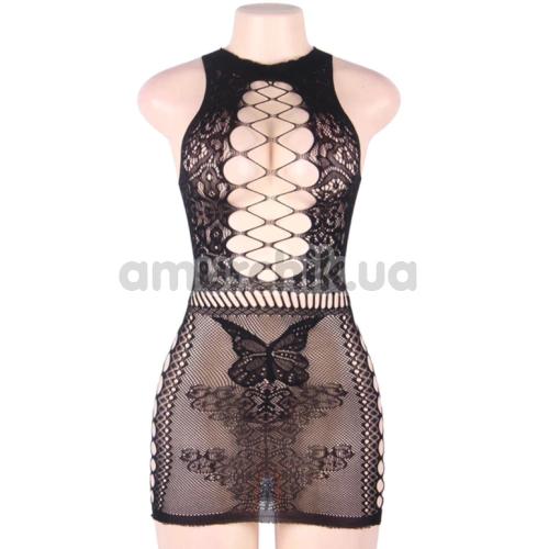 Платье Star Night Long Sleeves Mini Dress, черное