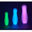 Анальна пробка Radiant Glow In The Dark Soft Silicone Plug Large, рожева - Фото №6