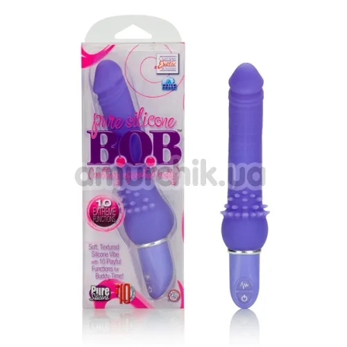 Вибратор Pure Silicone B.O.B., фиолетовый
