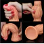 Фалоімітатор Dual-Layered Silicone Nature Cock LV411025, тілесний - Фото №6