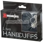 Наручники XXdreamSToys Liebes-Handschellen, чёрные - Фото №1
