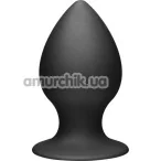 Анальная пробка Tom of Finland Large Silicone Anal Plug, черная - Фото №1