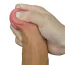 Вибратор с ротацией Dual-Layered Silicone Nature Cock LV410211, телесный - Фото №9
