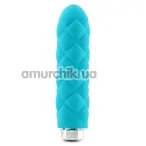 Вибратор KEY Charms Petite Massager Plush, голубой - Фото №1