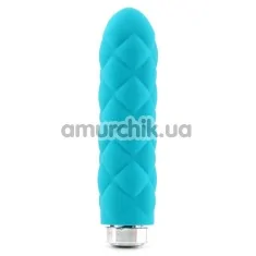 Вібратор KEY Charms Petite Massager Plush, блакитний - Фото №1