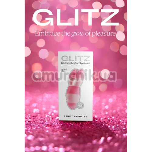 Кліторальний вібратор Glitz Pinky Promise, рожевий