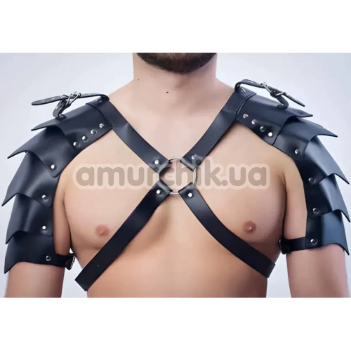 Портупея мужская DS Fetish Two Belts Flank, черная