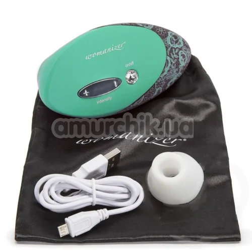 Симулятор орального сексу для жінок Womanizer W500 Pro, зелений