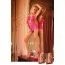 Комбінація Pink Lace Deep V-Neck Dress - Фото №1